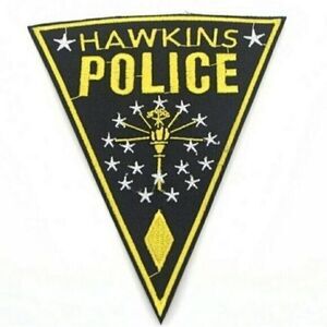 Hawkins Police Patch Embroidered Iron On Stranger‎ Things Cosplay Costume